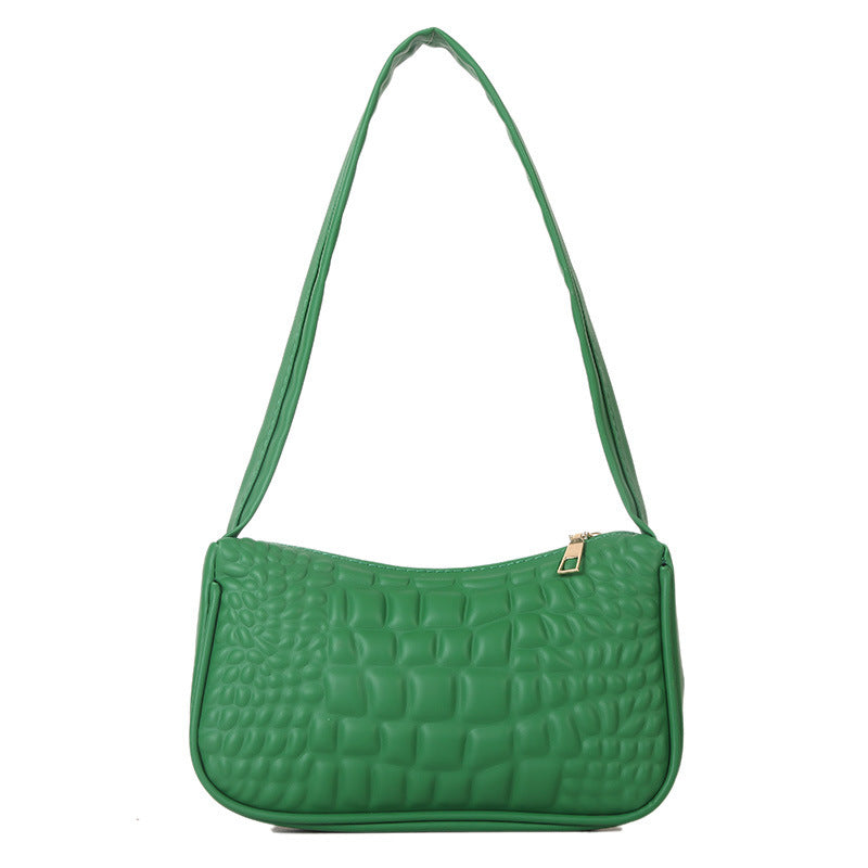 Croc-Embossed Shoulder Bag - Shanvi Treasurz