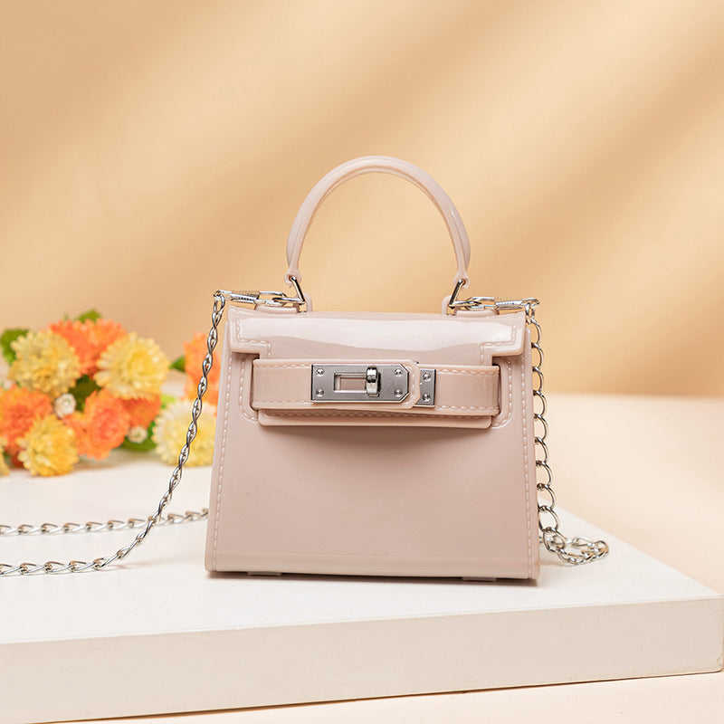 Top-handle mini crossbody bag