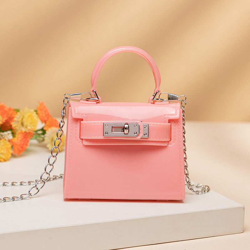 Top-handle mini crossbody bag