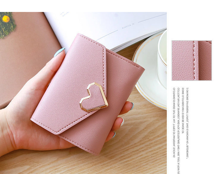 Trendy Buckle Mini women wallet for Daily Use