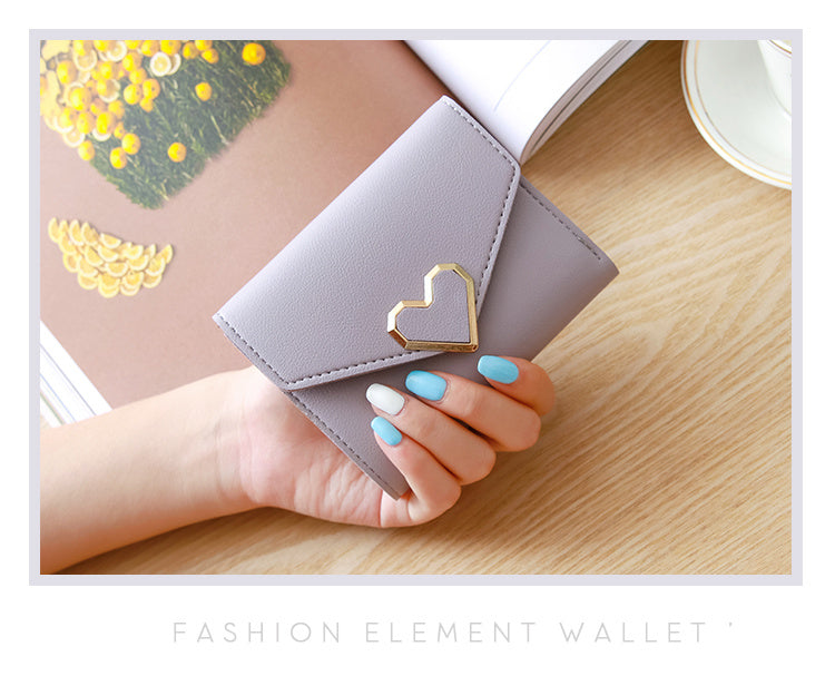 Trendy Buckle Mini women wallet for Daily Use