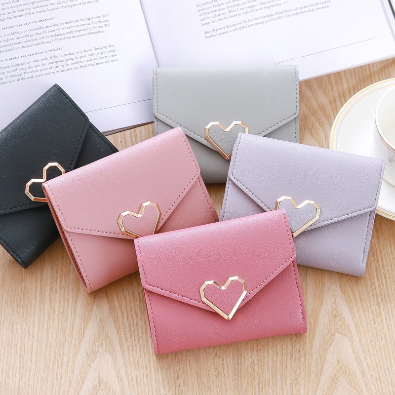 Trendy Buckle Mini women wallet for Daily Use