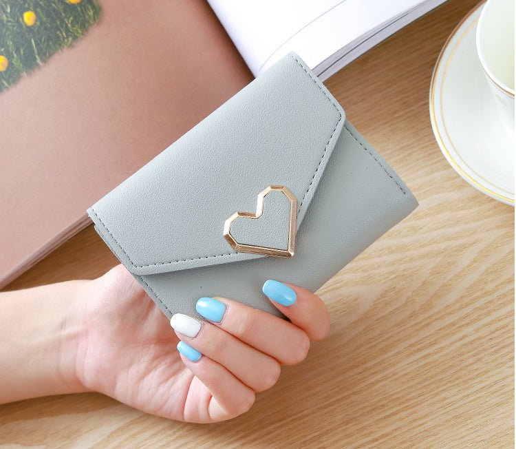 Trendy Buckle Mini women wallet for Daily Use