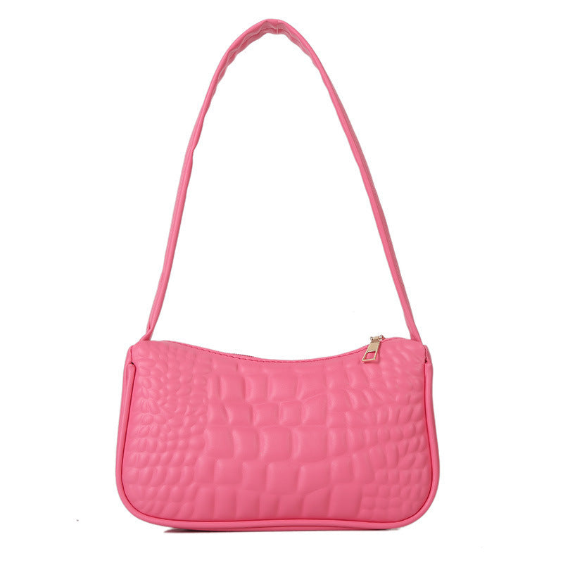 Croc-Embossed Shoulder Bag - Shanvi Treasurz