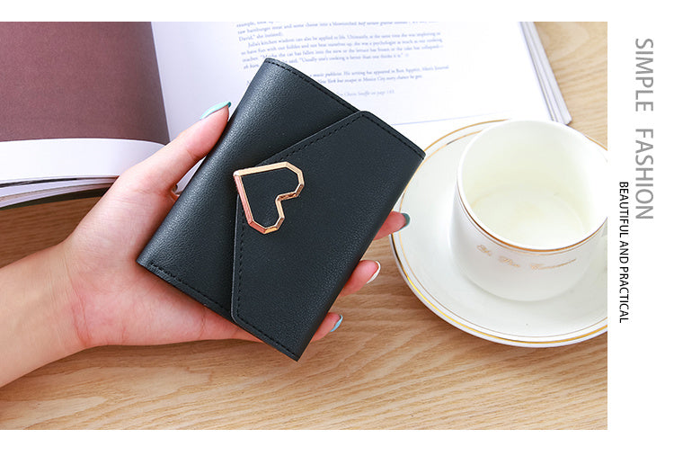 Trendy Buckle Mini women wallet for Daily Use