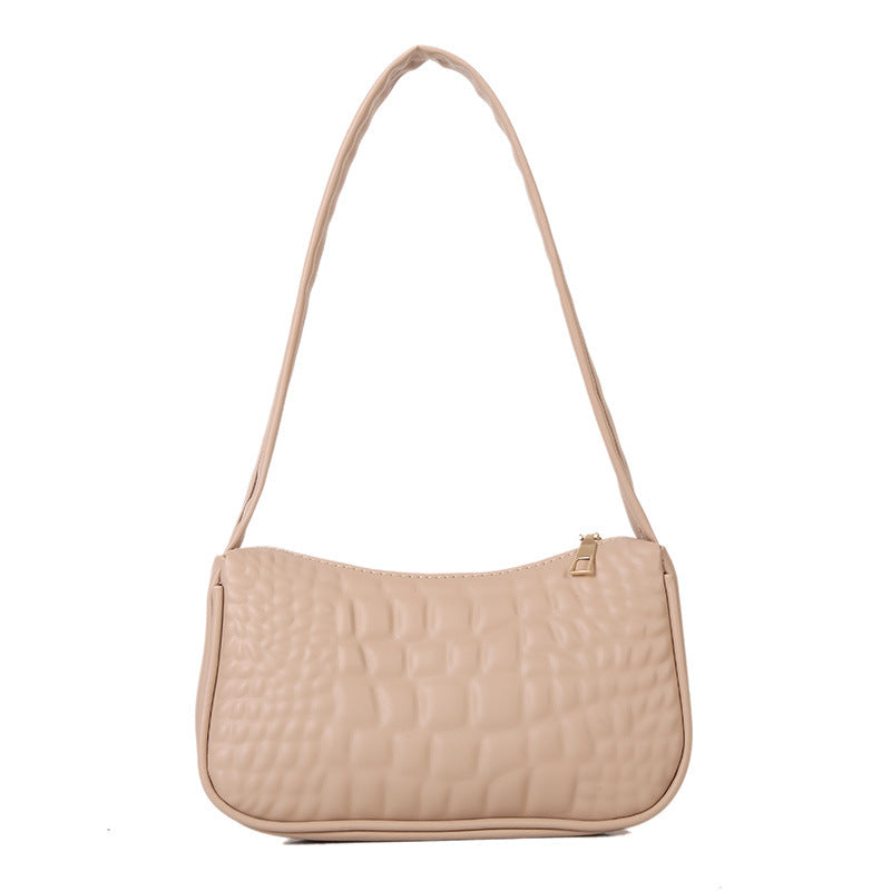 Croc-Embossed Shoulder Bag - Shanvi Treasurz