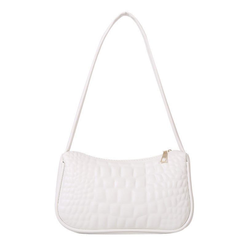 Croc-Embossed Shoulder Bag - Shanvi Treasurz